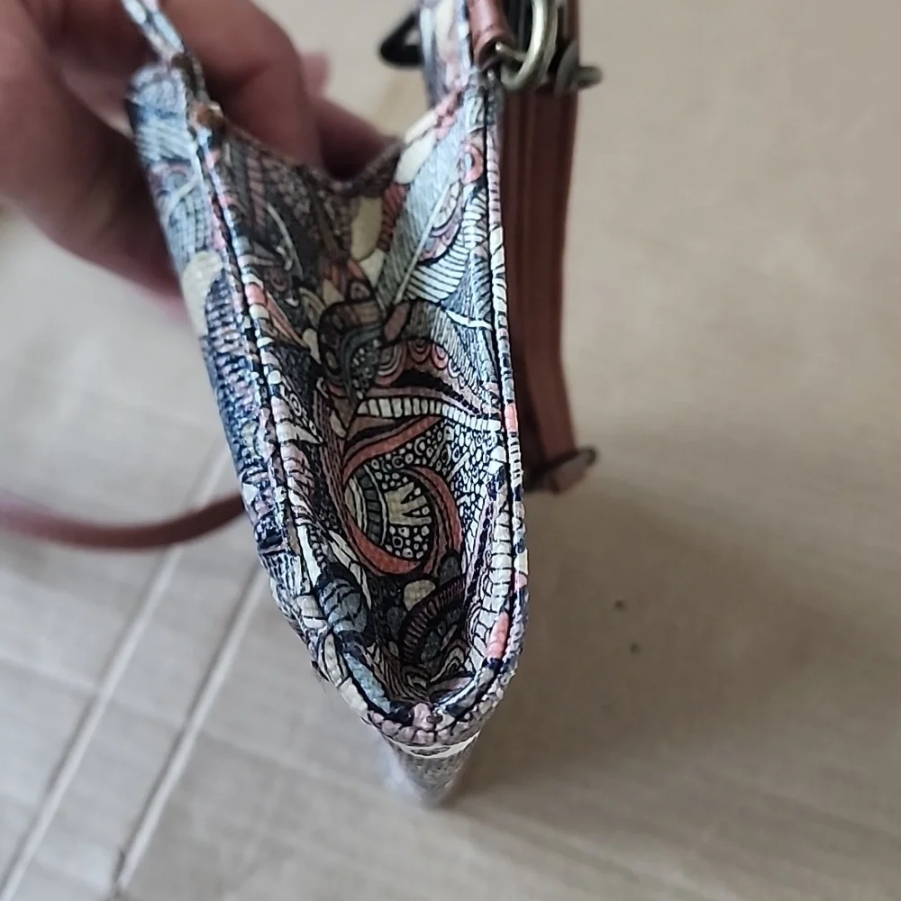 Sakroots brown floral crossbody purse - Picture 6 of 8
